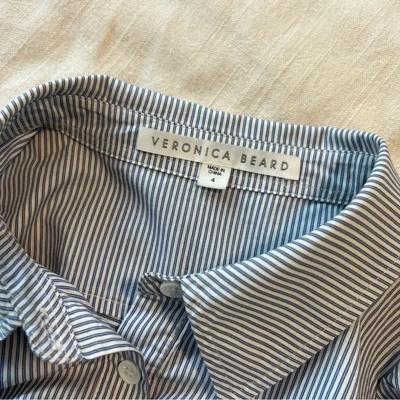 Veronica Beard Canteen Blouse, 4 - Picture 6 of 8